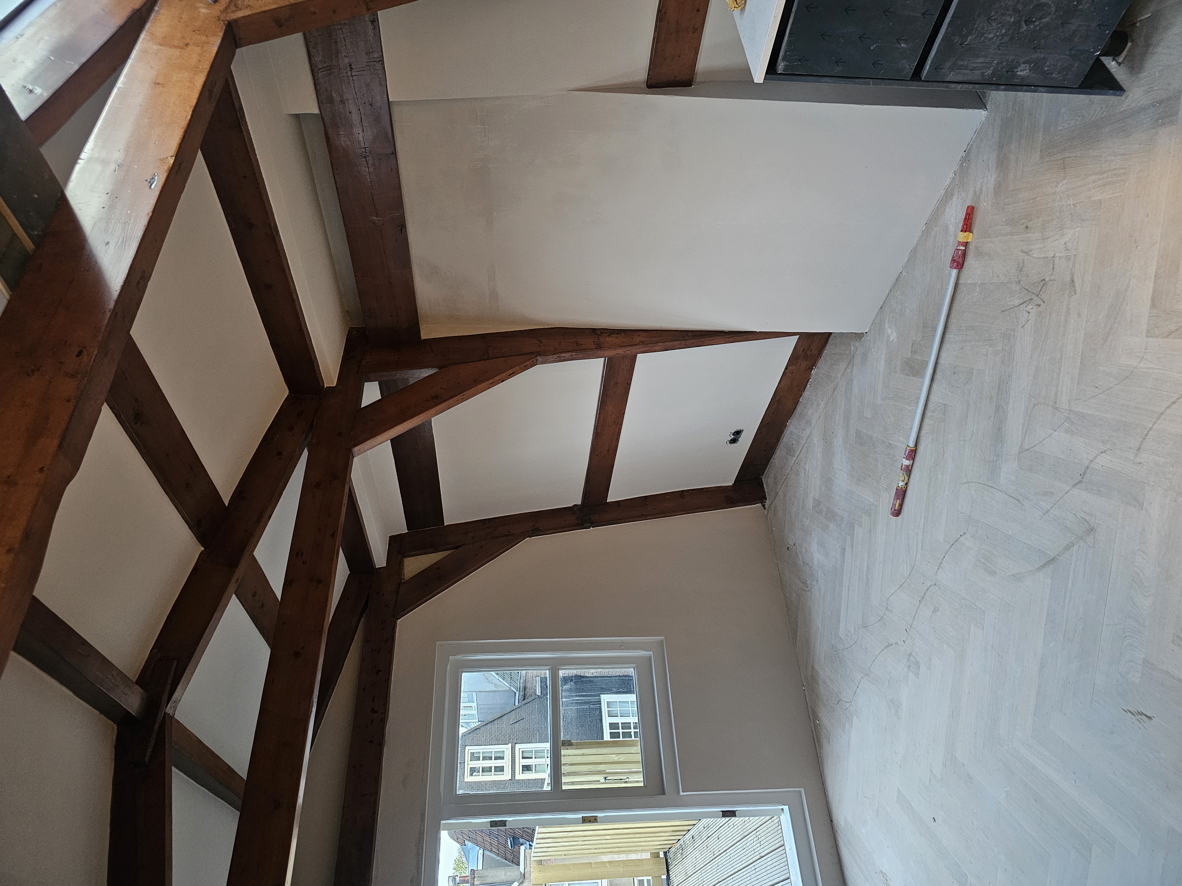 Interieur renovatie balken