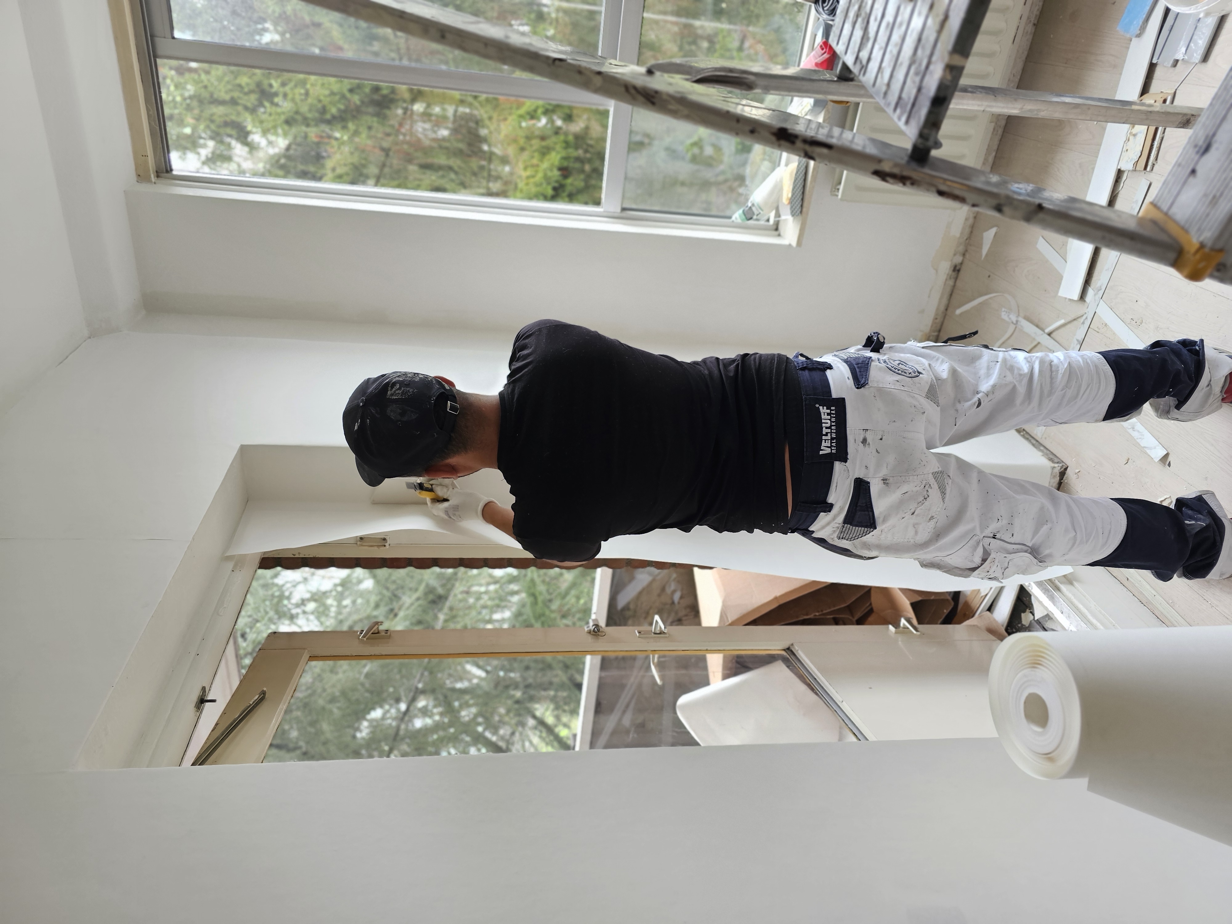 Behangen interieur